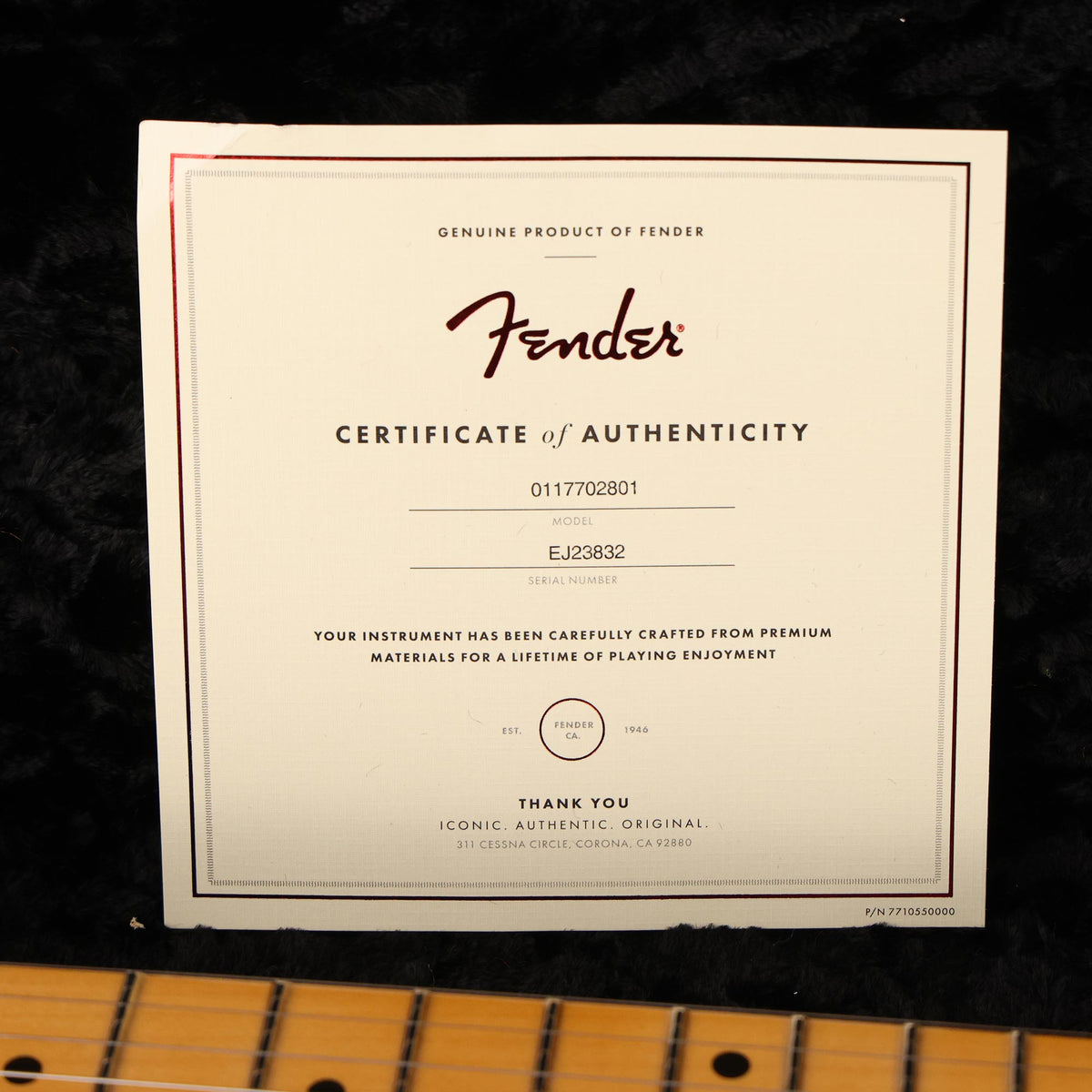 Fender Artist Series Eric Johnson Stratocaster Electric Guitar White Blonde — 8