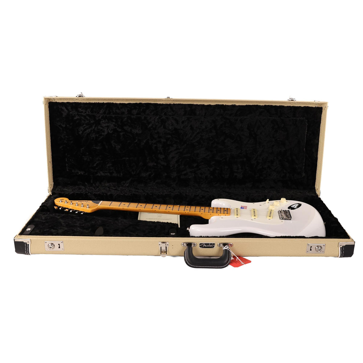 Fender Artist Series Eric Johnson Stratocaster Electric Guitar White Blonde — 9