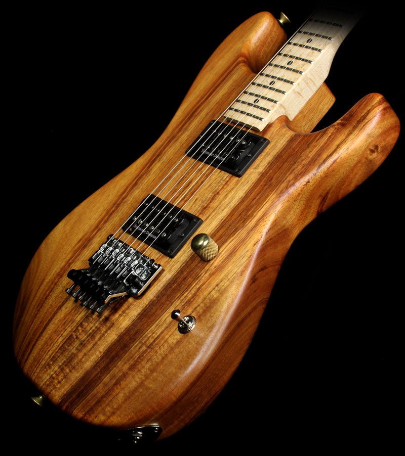 Charvel Custom Shop Exclusive San Dimas Koa Natural Series HH Electric Guitar Natural Oil — 1