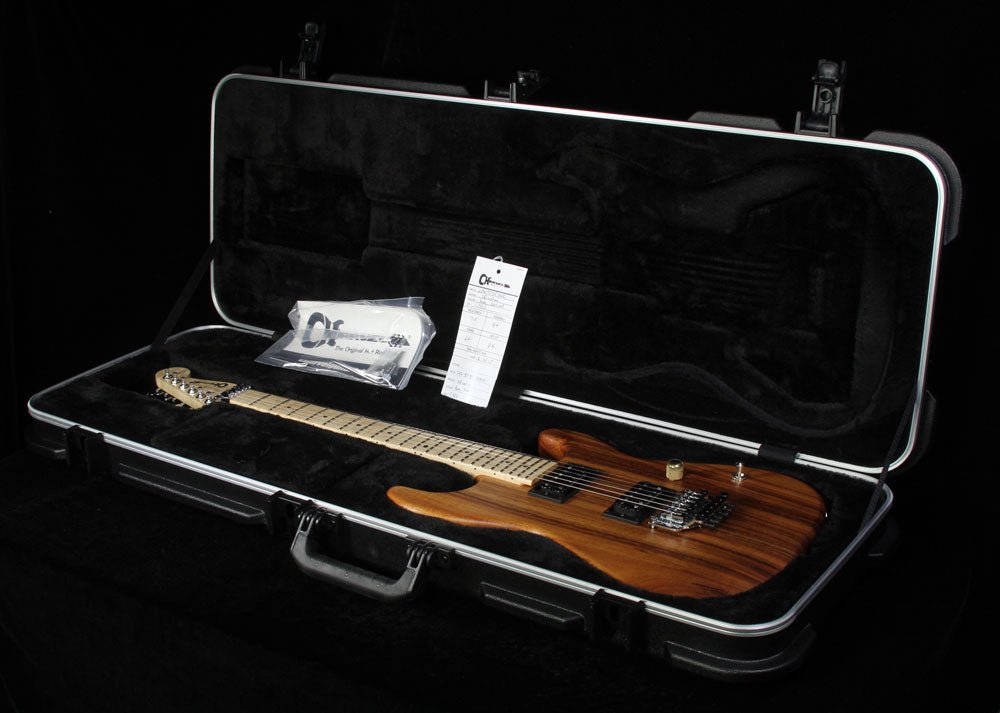Charvel Custom Shop Exclusive San Dimas Koa Natural Series HH Electric Guitar Natural Oil — 4