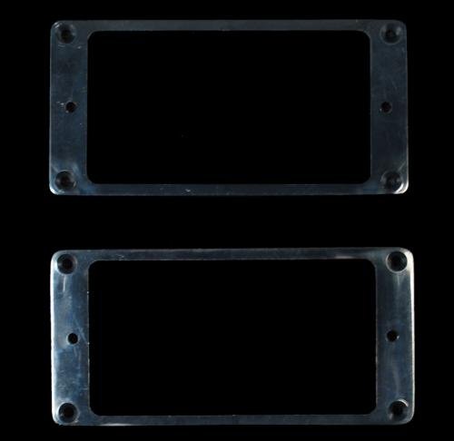 All Parts Humbucker Flat Pickup Ring Set (Black)