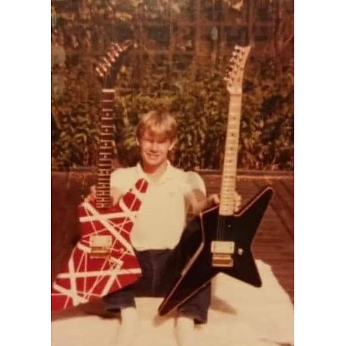 1980 Charvel 'Pre-Production' Red and White Striped Guitar — 13