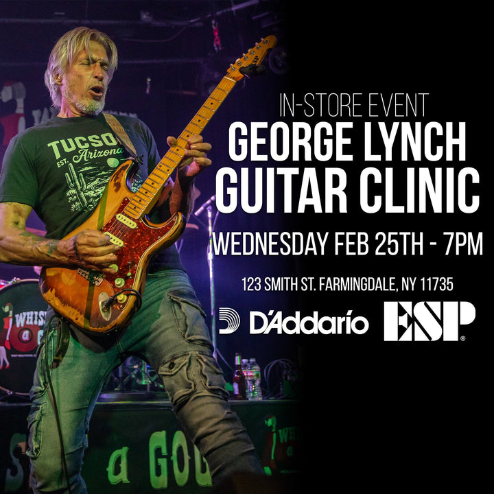 George Lynch Guitar Clinic at The Music Zoo - February 25th, 2026