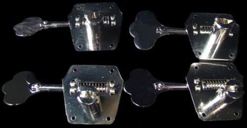 Fender Reverse Wind Vintage Bass Tuning Machine Set (Nickel)