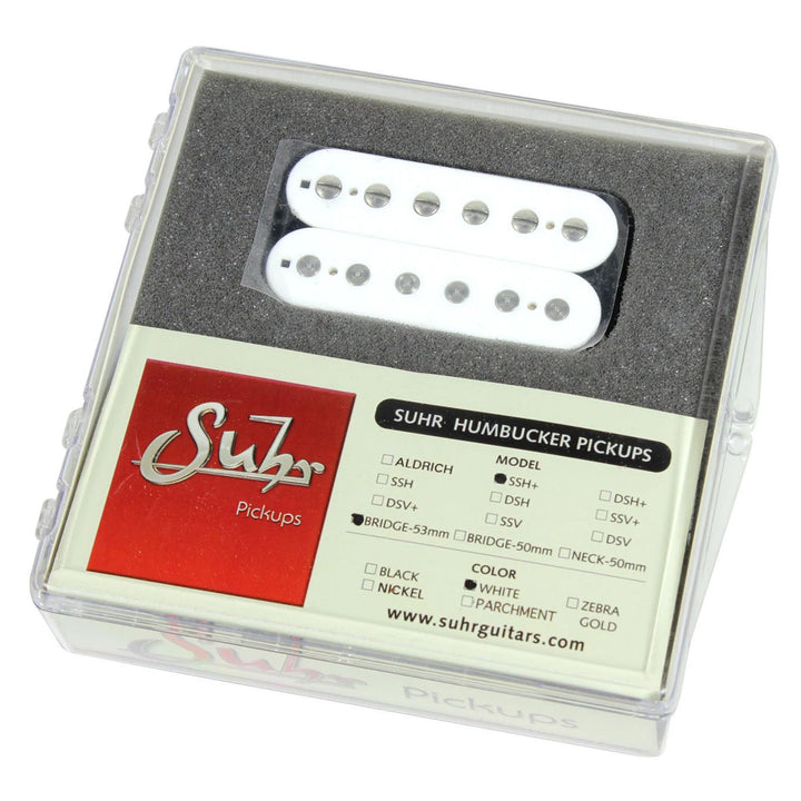 Suhr SSH+ Bridge Humbucker Pickup (White, 53mm)