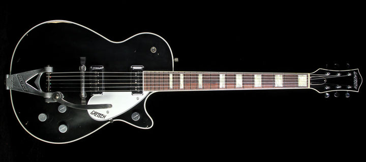 Gretsch Custom Shop Masterbuilt Stephen Stern '56 Duo Jet Heavy Relic Electric Guitar Black