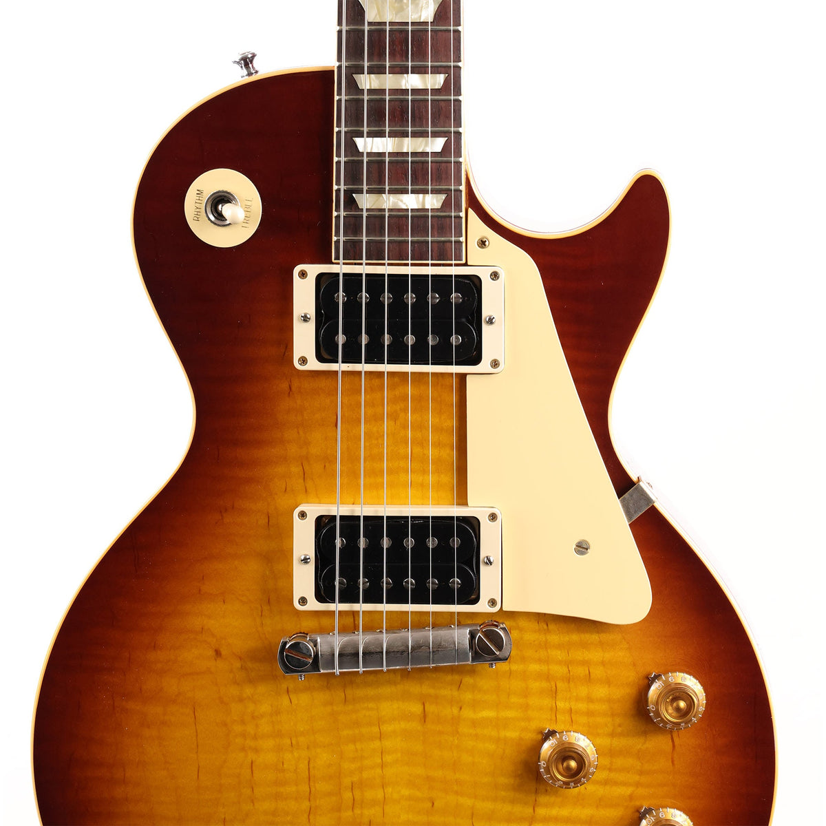 Gibson Custom Shop 1954 Les Paul Reissue Iced Tea with Stinger Made 2 Measure 2021 — 6