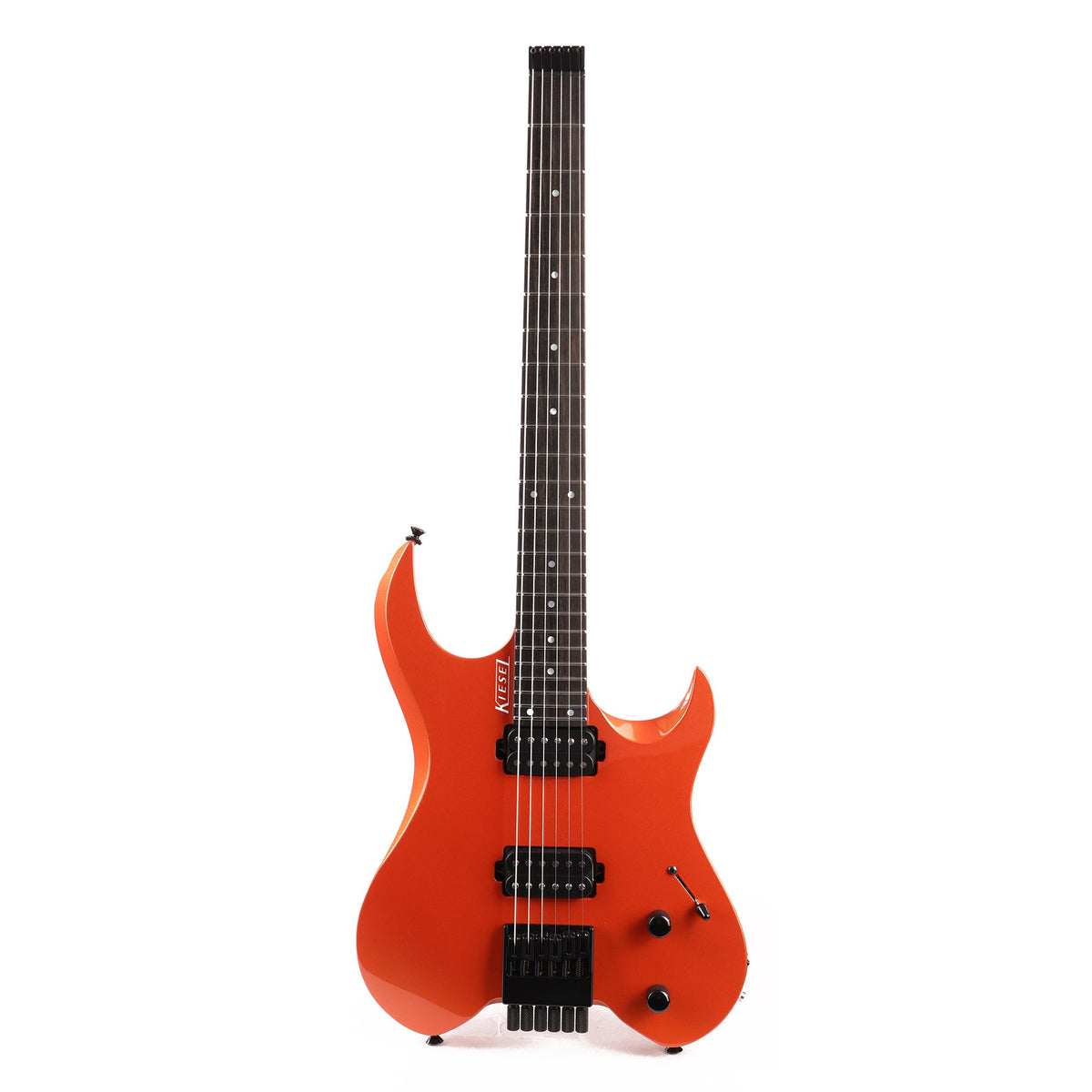 Kiesel Vader Headless Guitar Metallic Lambo Orange Used — 2