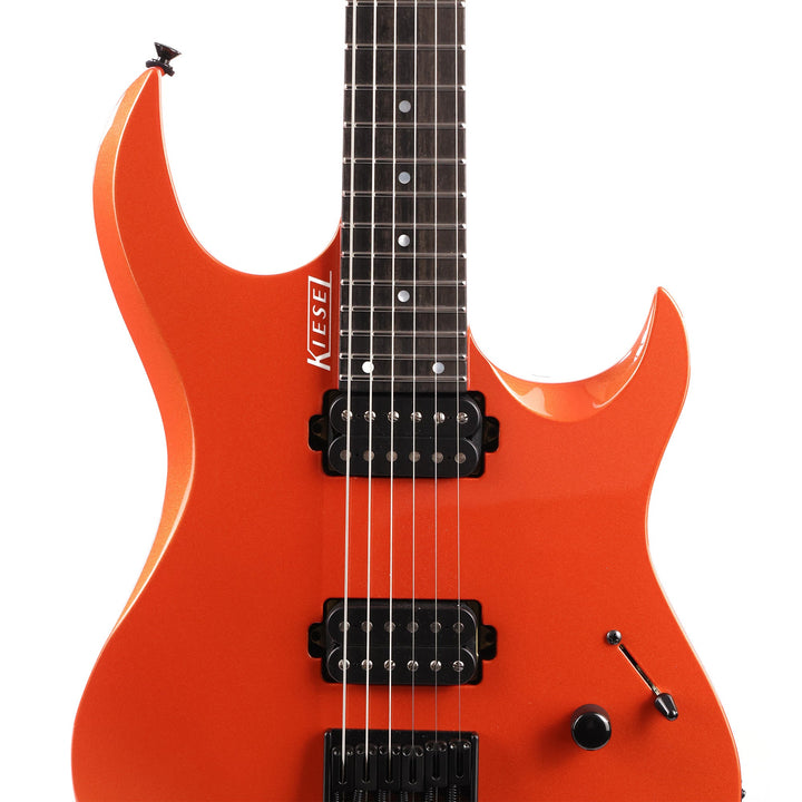 Kiesel Vader Headless Guitar Metallic Lambo Orange Used