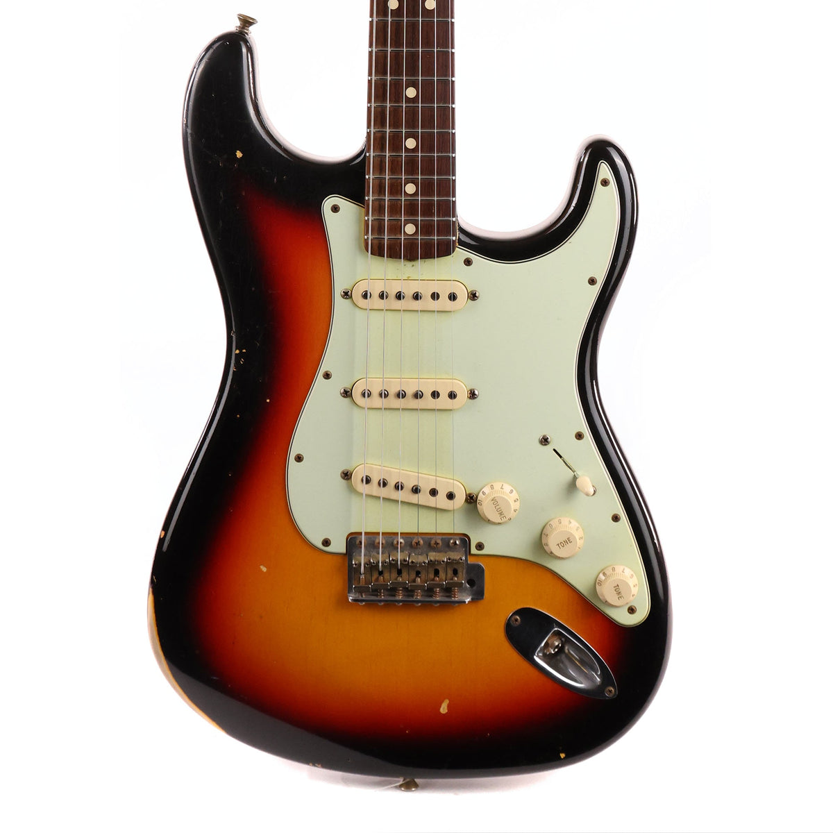 Fender Custom Shop L-Series 1964 Stratocaster Relic Aged 3-Tone Sunburst 2014 — 1