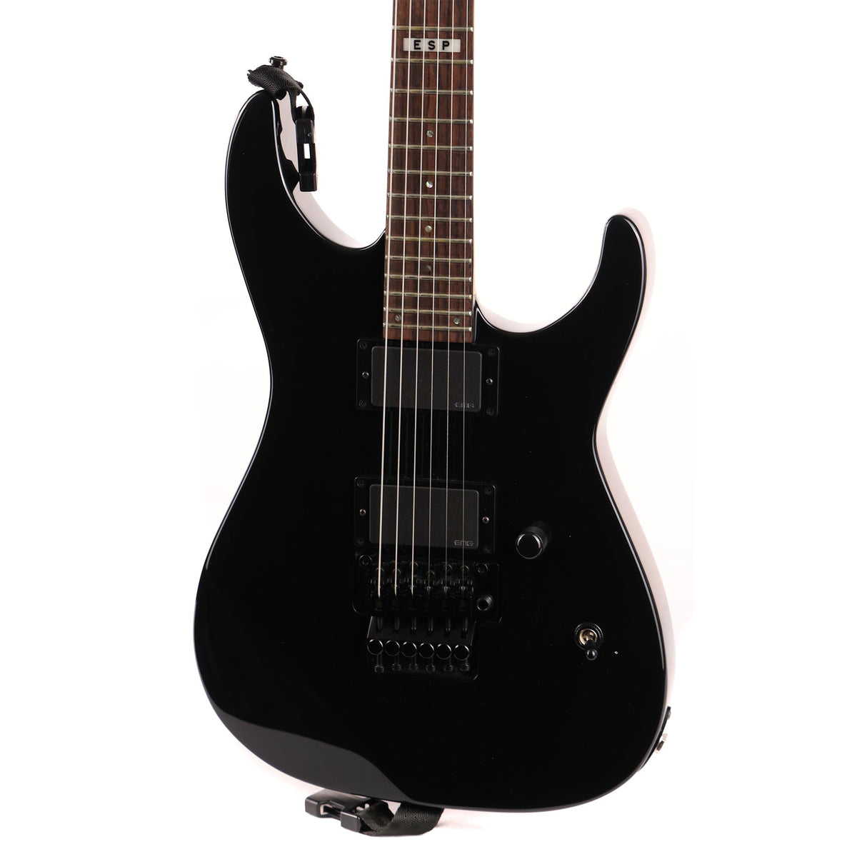 ESP E-II M-II Neck Thru Black Used — 7