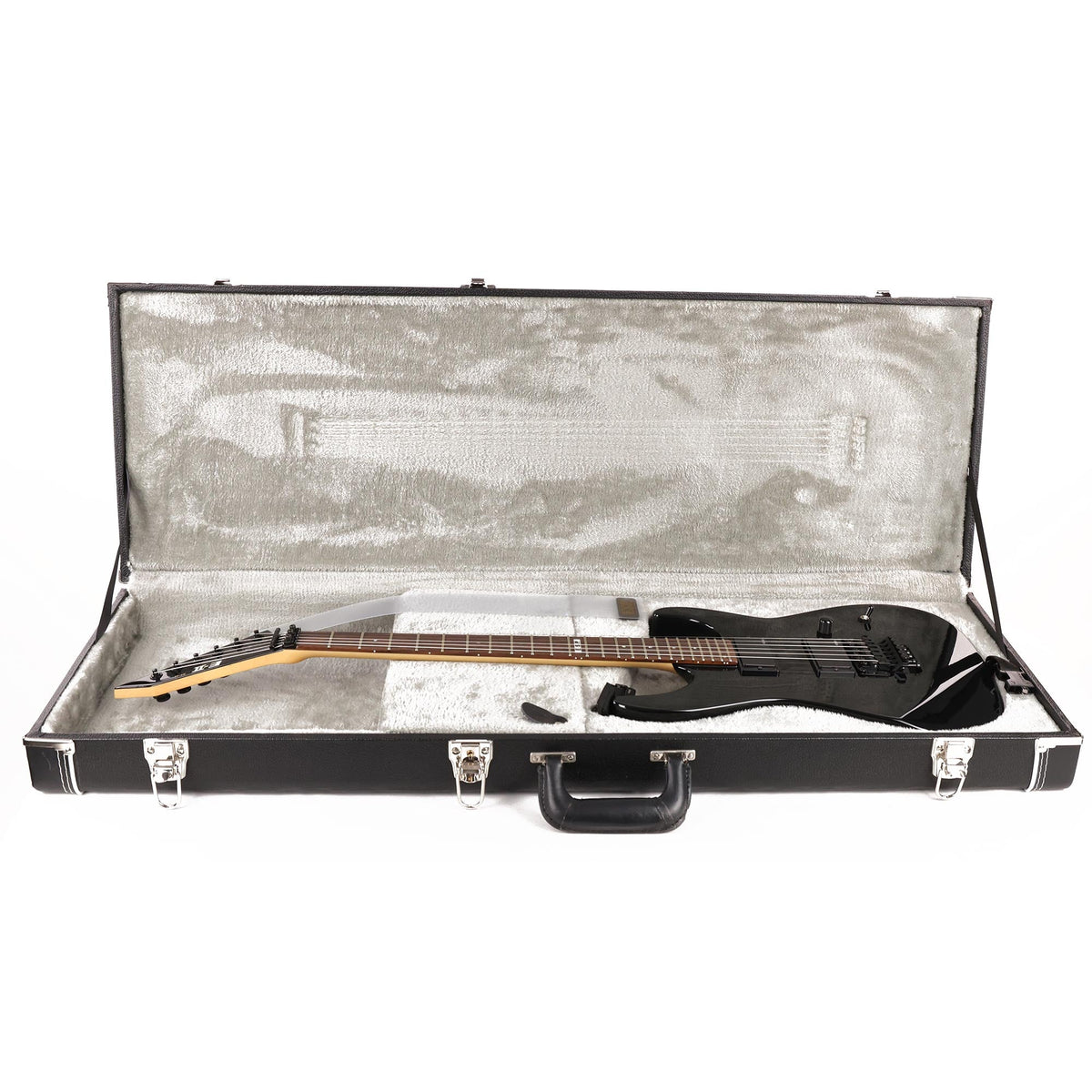 ESP E-II M-II Neck Thru Black Used — 8