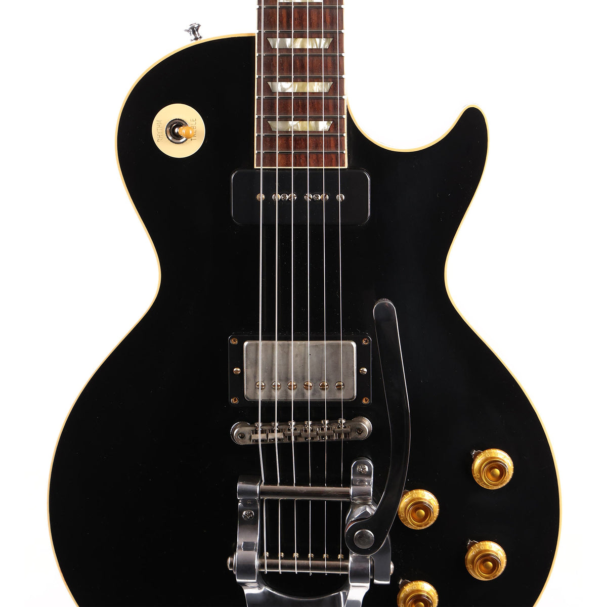 Gibson Custom Shop 1956 Les Paul Standard Reissue VOS Ebony Made 2 Measure 2019 — 6