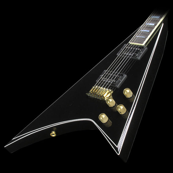 Jackson Custom Shop Exclusive Randy Rhoads RR 1.5 Electric Guitar Black with White Pinstripes