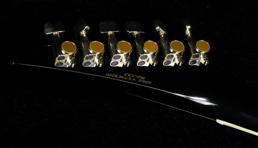 Jackson Custom Shop Exclusive Randy Rhoads RR 1.5 Electric Guitar Black with White Pinstripes — 5