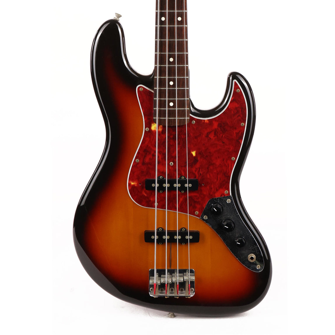 Fender MIJ JB62 '62 Jazz Bass Reissue 3-Tone Sunburst | The Music Zoo