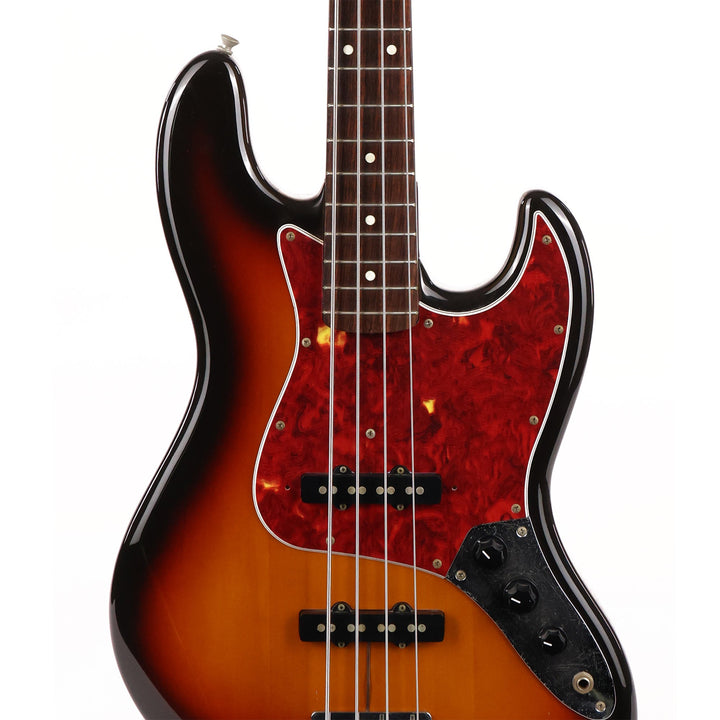 Fender MIJ JB62 '62 Jazz Bass Reissue 3-Tone Sunburst | The Music Zoo