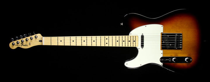 Used Fender Standard Left Handed Telecaster Electric Guitar Brown Sunburst