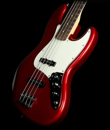 Used Fender Standard Jazz Bass Electric Bass Guitar Candy Apple Red