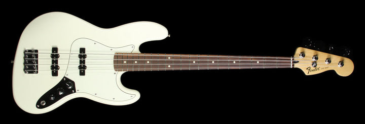 Used Fender Standard Jazz Bass Electric Bass Guitar Arctic White