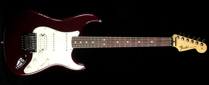 Used Fender Standard HSS Floyd Rose Stratocaster Electric Guitar Midnight Wine
