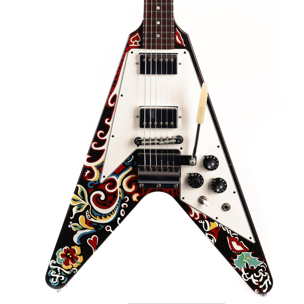 Gibson Custom Shop Jimi Hendrix Psychedelic Hand-Painted Flying V Guitar 2006 — 1