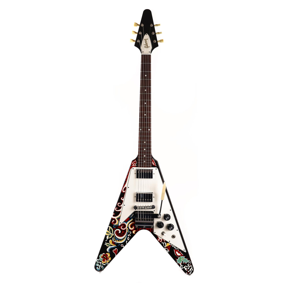 Gibson Custom Shop Jimi Hendrix Psychedelic Hand-Painted Flying V Guitar 2006 — 2