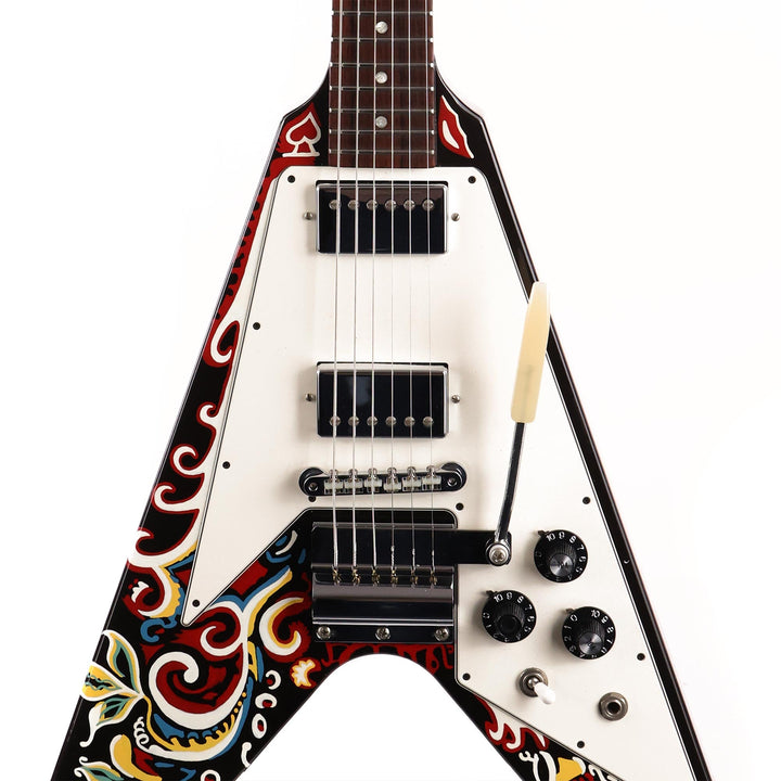 Gibson Custom Shop Jimi Hendrix Psychedelic Hand-Painted Flying V Guitar 2006