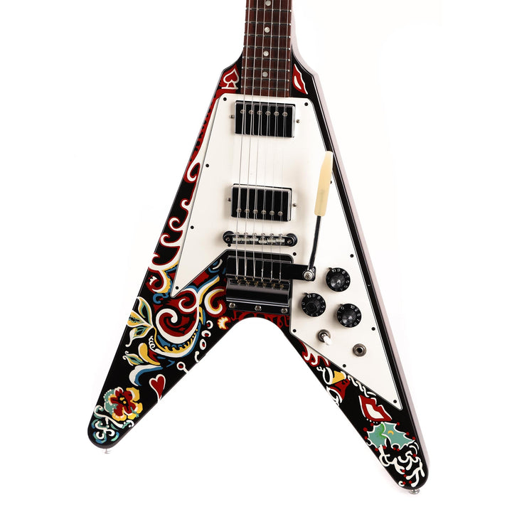 Gibson Custom Shop Jimi Hendrix Psychedelic Hand-Painted Flying V Guitar 2006