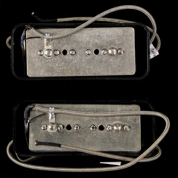 Lindy Fralin Hum-Cancelling P-90 Electric Guitar Pickup Set Soapbar Black Covers