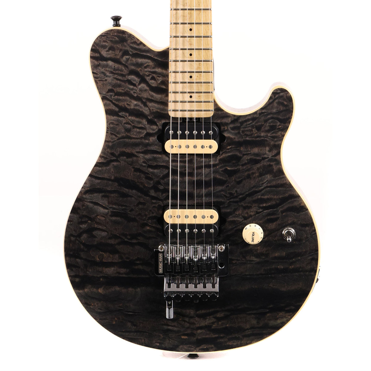 Ernie Ball Music Man Axis Tribute Quilt Top Transparent Black 2011 — 1