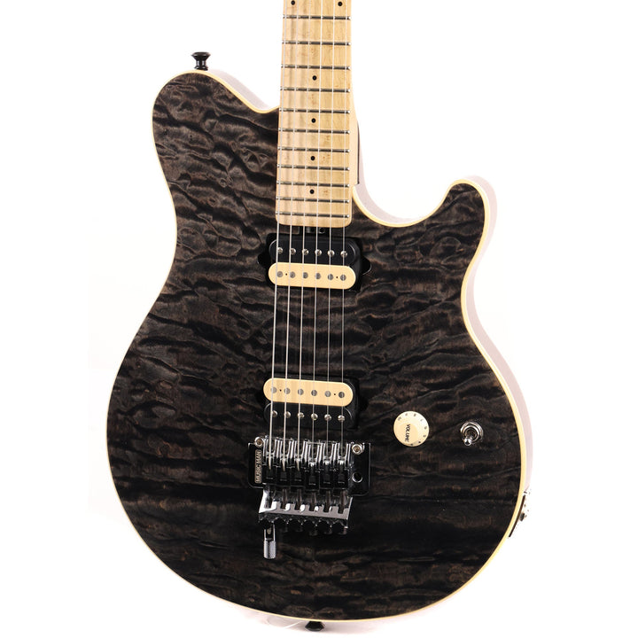 Ernie Ball Music Man Axis Tribute Quilt Top Transparent Black 2011