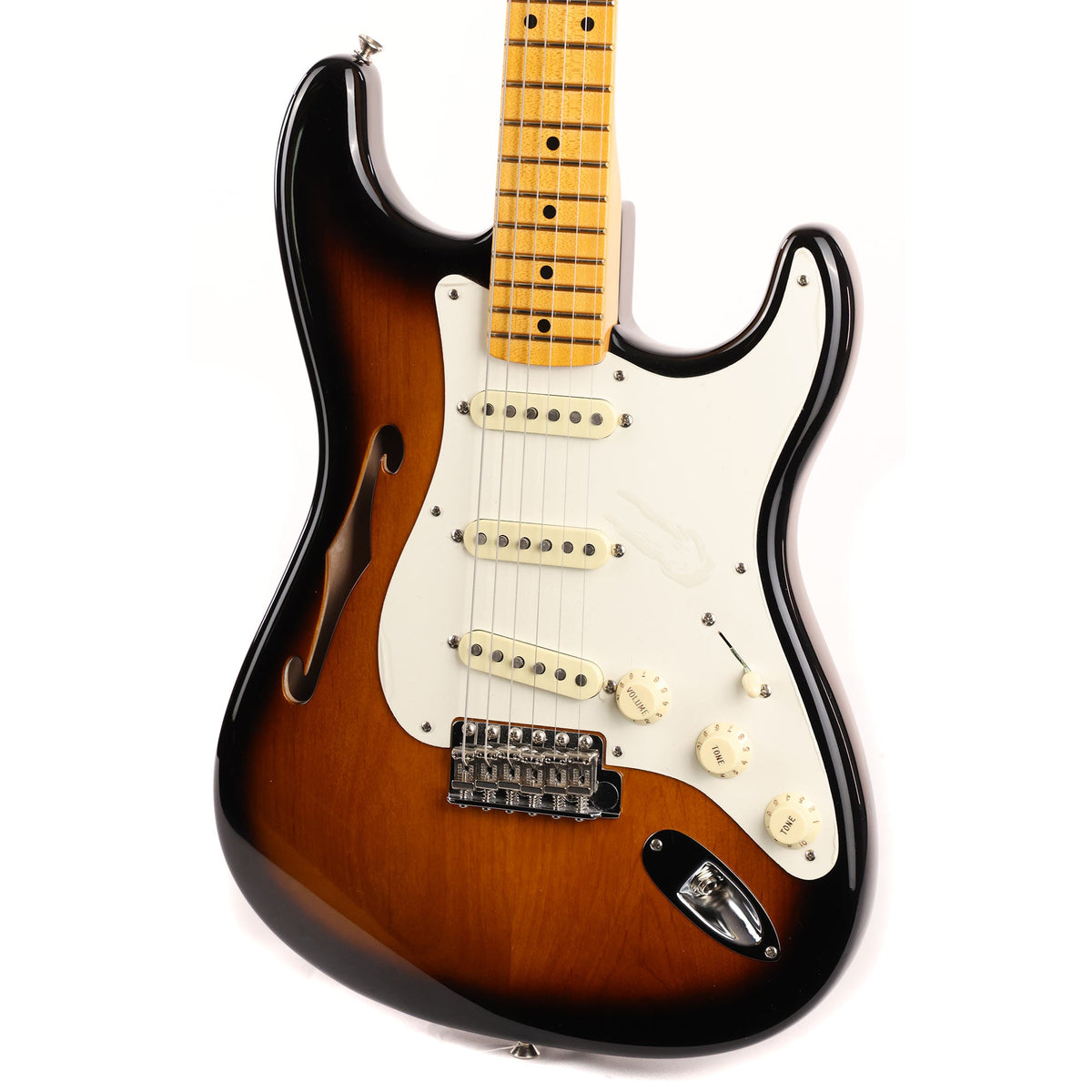 Fender Artist Series Eric Johnson Signature Stratocaster Thinline 2-Tone Sunburst 2020 — 7