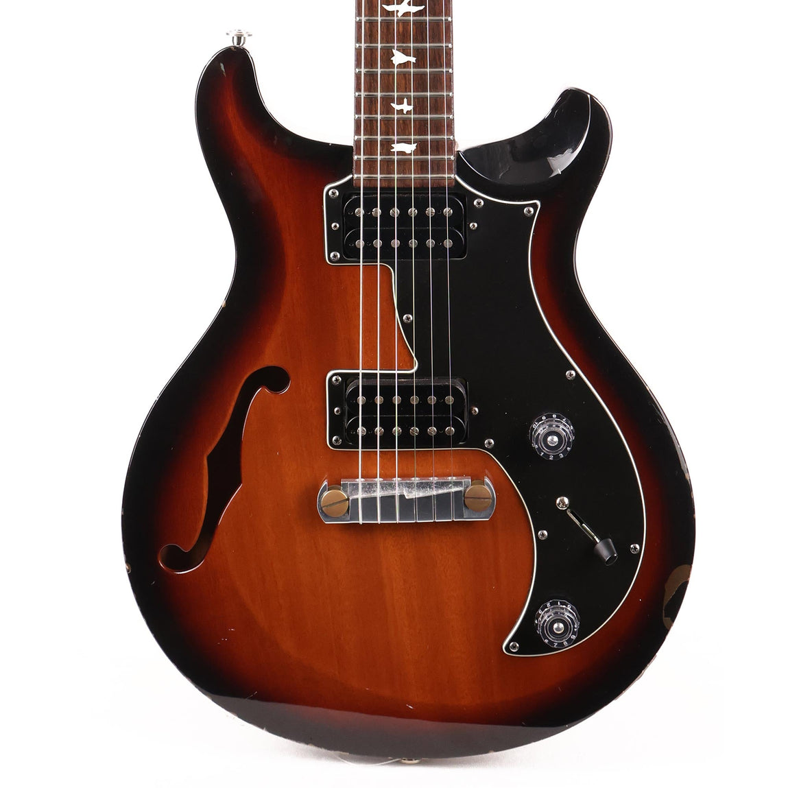 PRS S2 Mira Semi-Hollow Sunburst 2014 | The Music Zoo