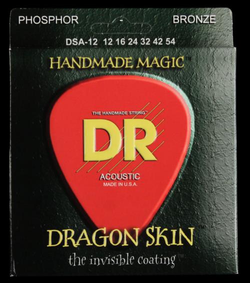 DR Dragon Skin K3 Coated Acoustic Strings (Medium 12-54)