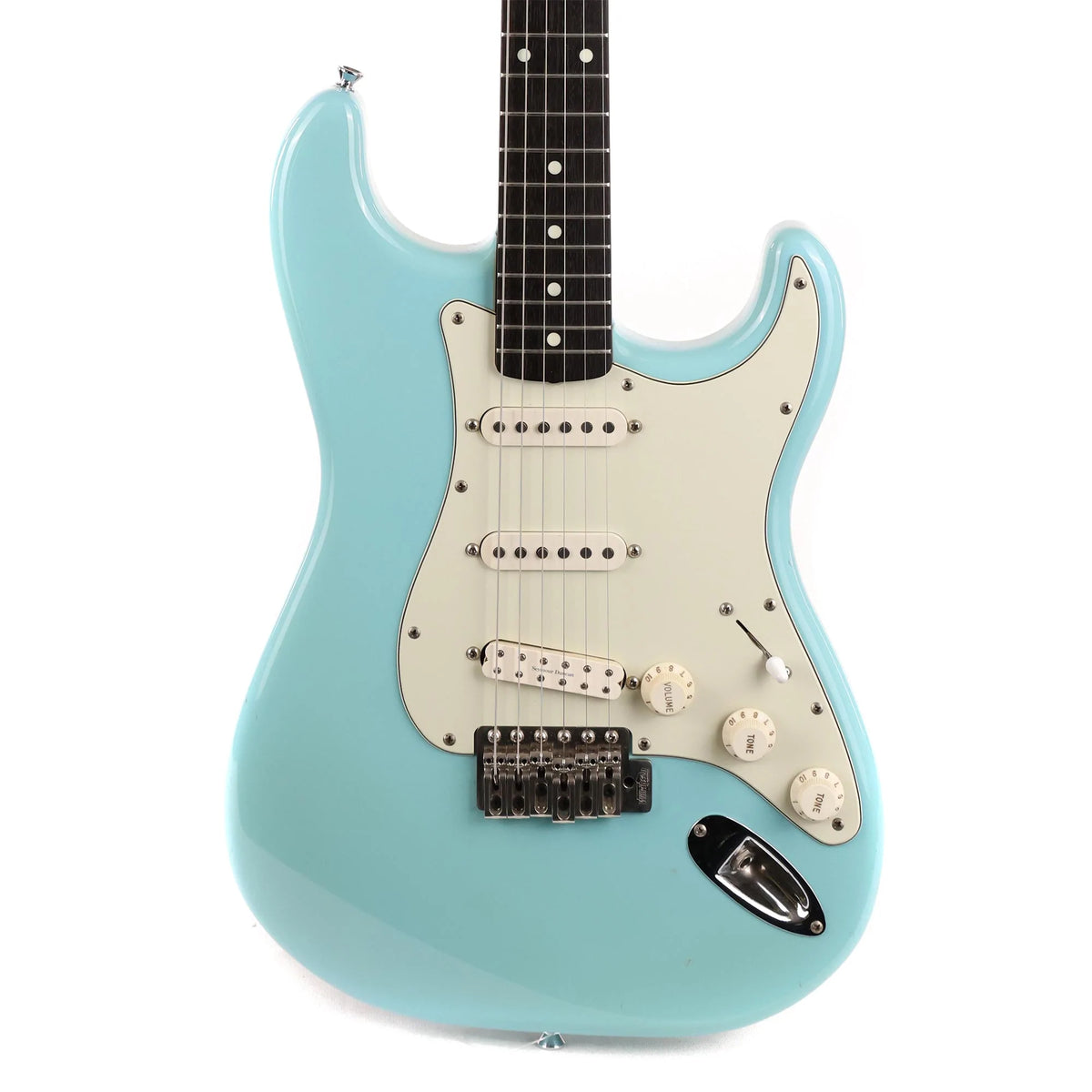 48th Street Custom Guitars S-Style Daphne Blue Used — 1