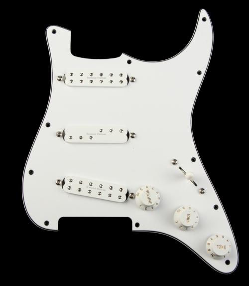 Seymour Duncan Everything Axe Pre-Wired Strat Pickguard (White)