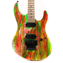 Suhr 80's Shred Neon Drip Limited Edition Guitar Used