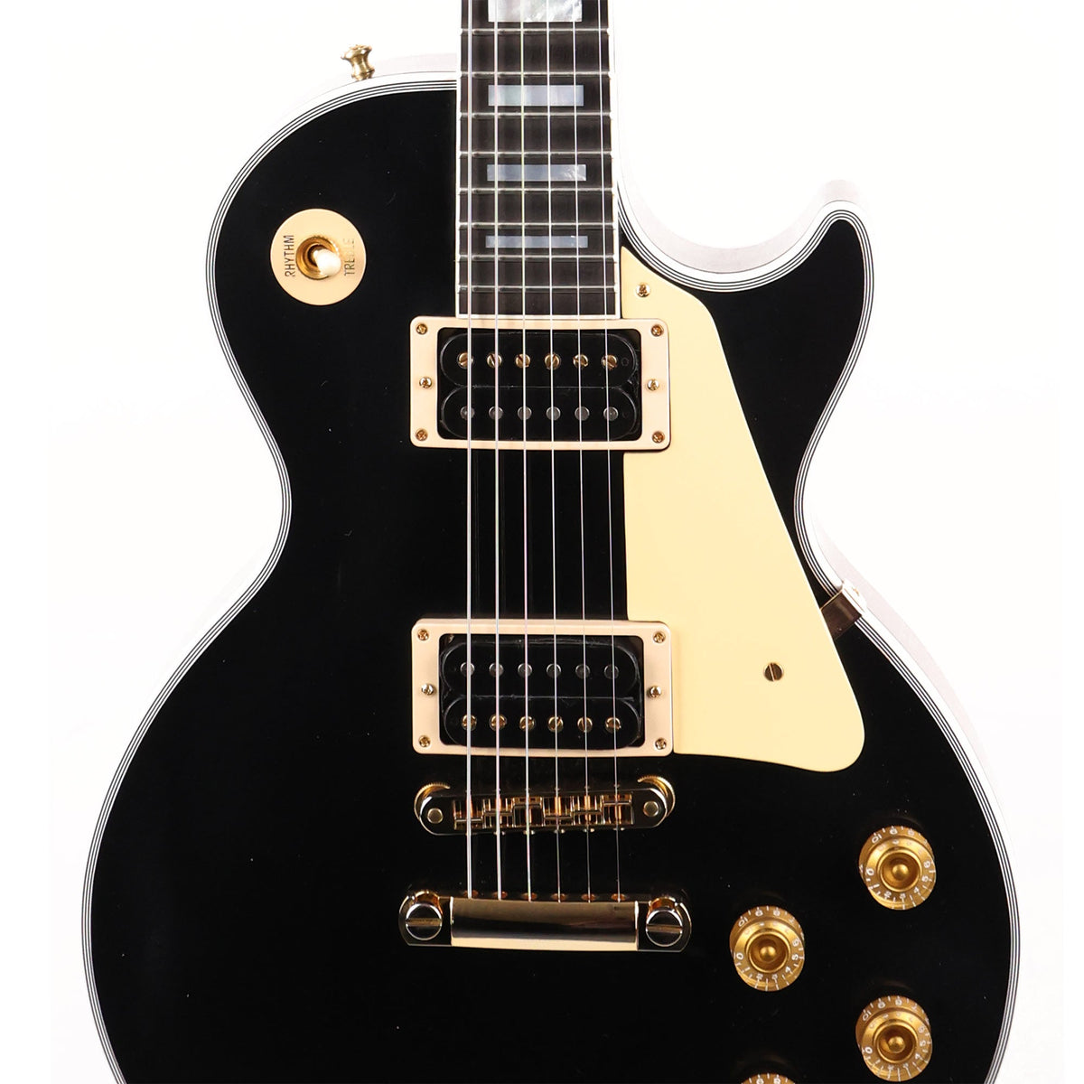 Gibson Custom Shop Les Paul Custom Made 2 Measure Cream Plastics and Gold Hardware 2022 — 6