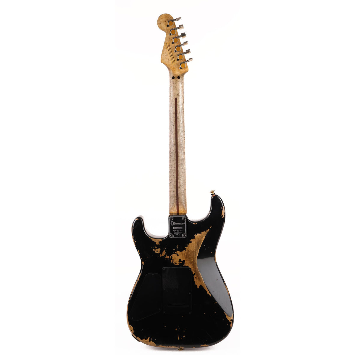 Charvel Custom Shop San Dimas Nitro Aged Black 2019 — 3