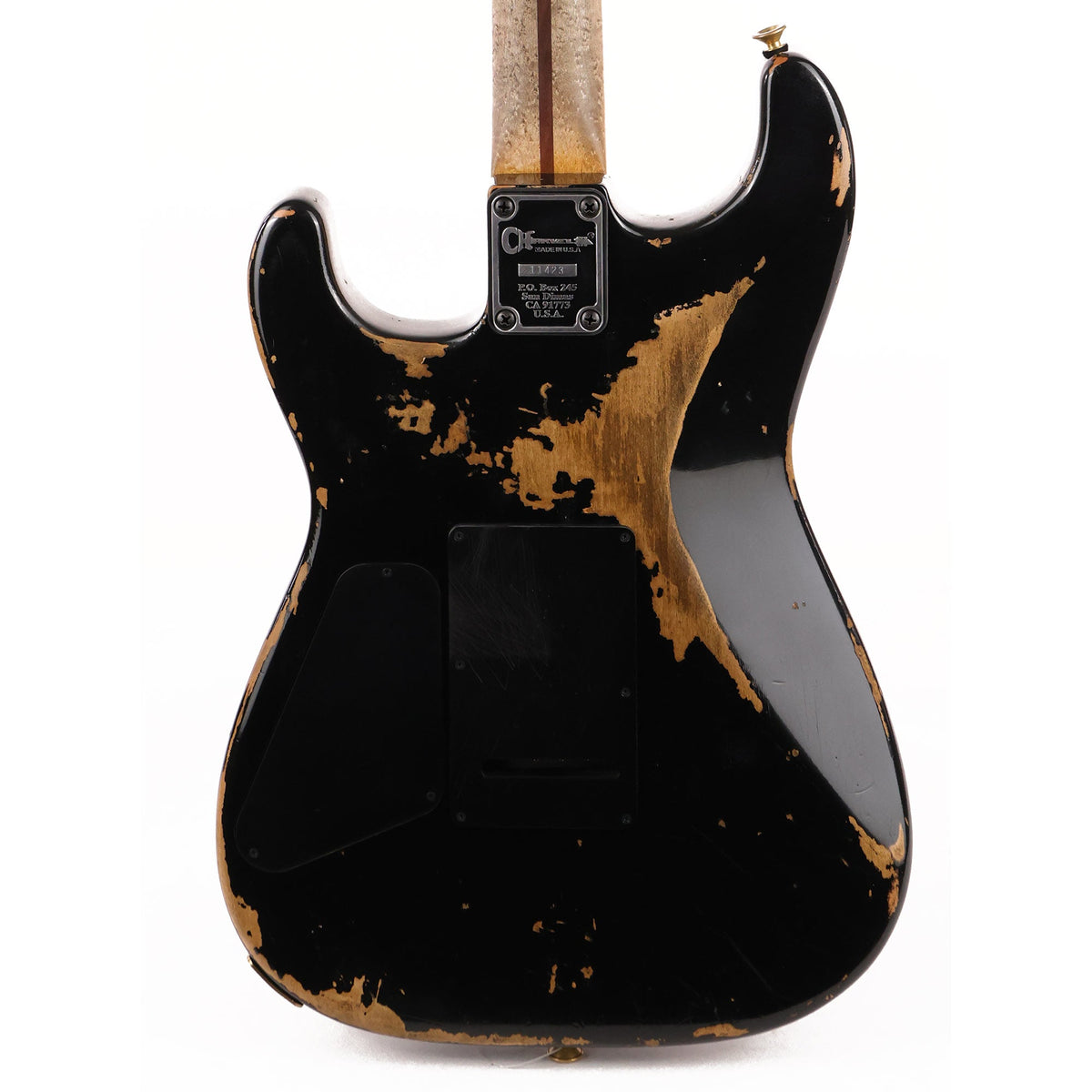 Charvel Custom Shop San Dimas Nitro Aged Black 2019 — 8