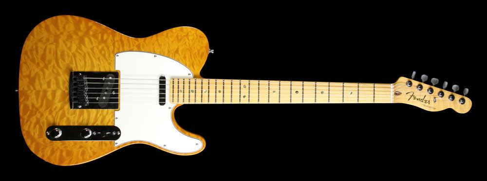 Used 2012 Fender Custom Shop Deluxe Telecaster Electric Guitar Faded Honey Burst — 2