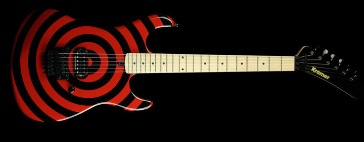 Used Kramer '84 Baretta Electric Guitar Black With Red Bullseye