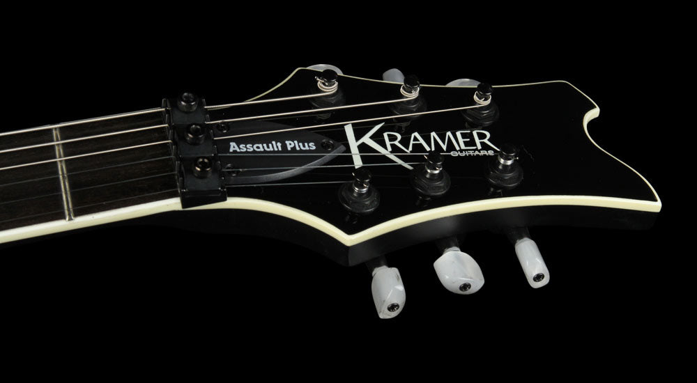 Used Kramer Assault 220+ Electric Guitar Black w/ Floyd Rose | The
