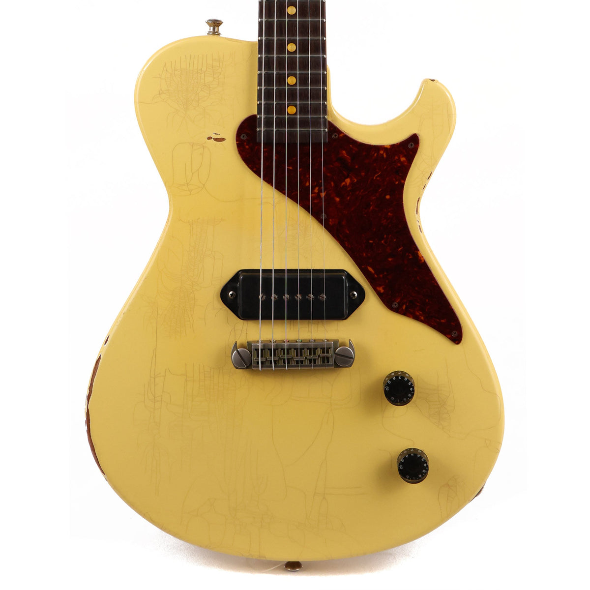 Knaggs Kenai J-D1 Relic TV Yellow Guitar 2020 — 1