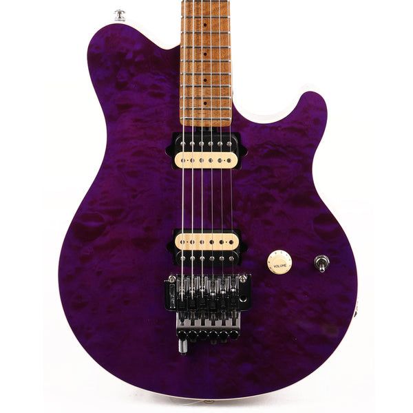 Ernie Ball Music Man Axis Guitar Quilt Top Music Zoo Exclusive Guitar Amethyst 2019