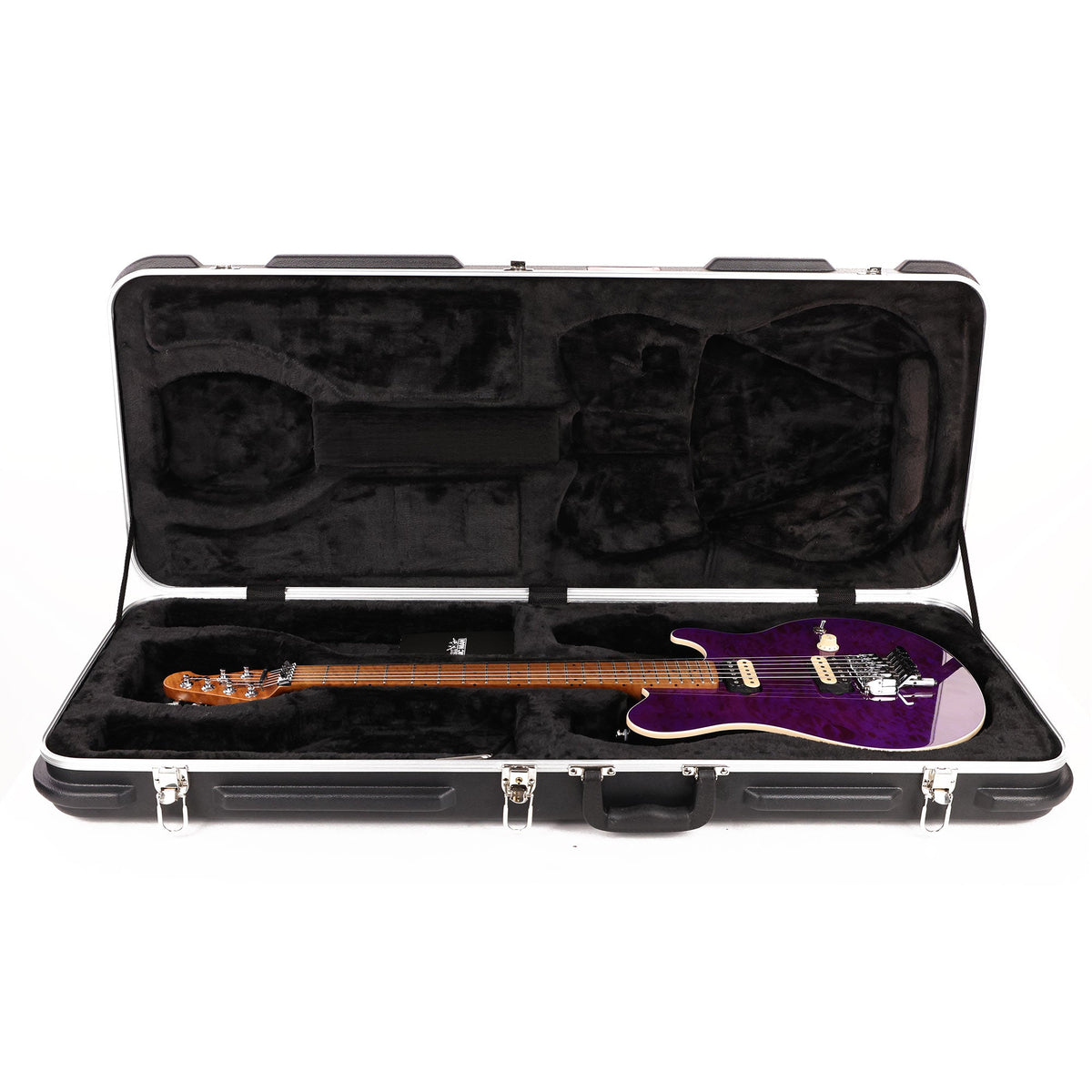 Ernie Ball Music Man Axis Guitar Quilt Top Music Zoo Exclusive Guitar Amethyst 2019 — 8