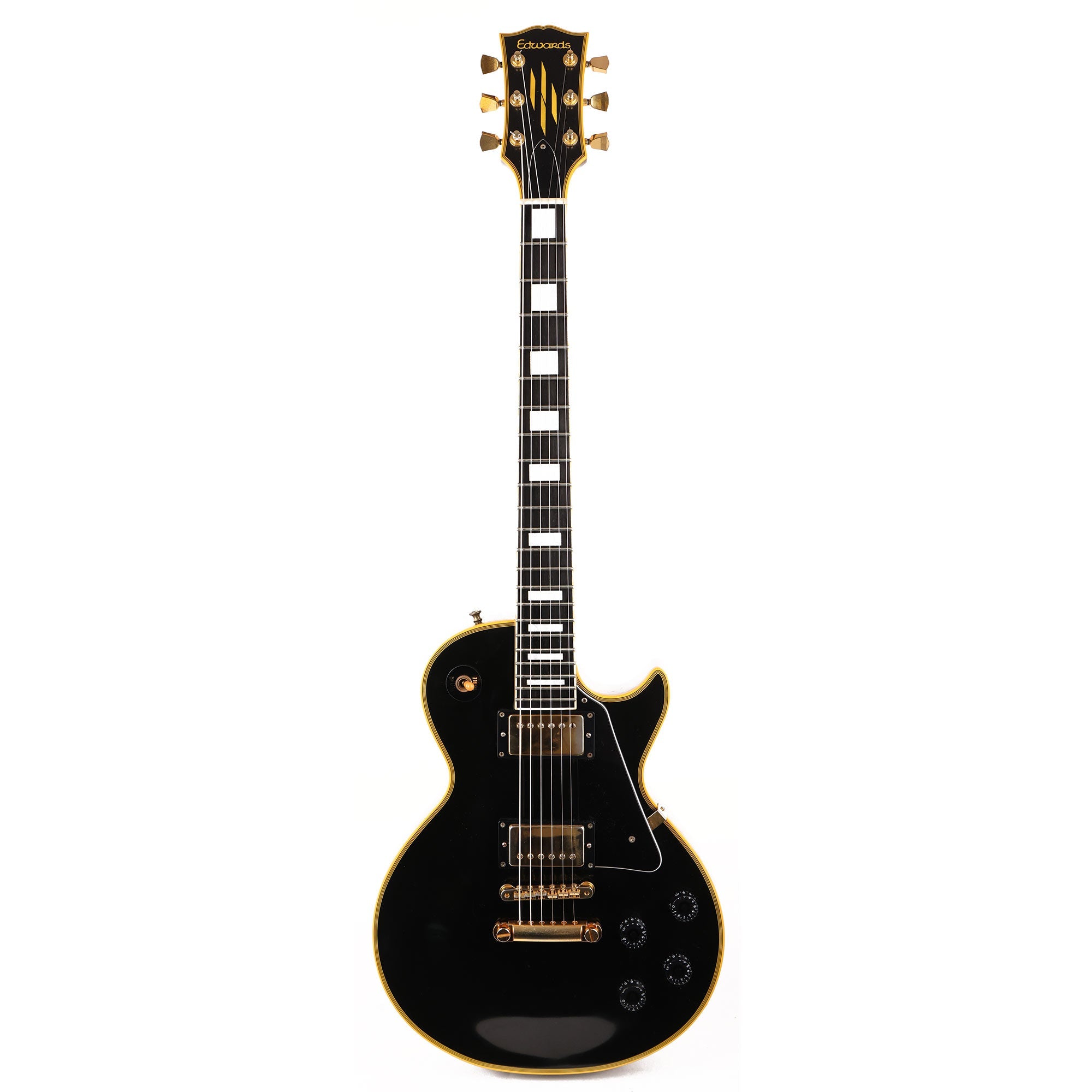 Edwards E-LP-130-ALC Guitar Black Used | The Music Zoo