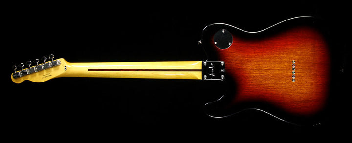 Used Fender Modern Player Telecaster Thinline Deluxe Electric Guitar 3-Tone Sunburst