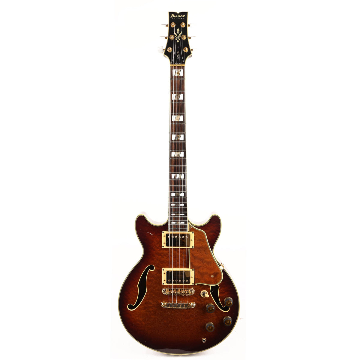 1990 Ibanez Made in Japan AM200 Semi-Hollowbody Antique Violin Used — 2